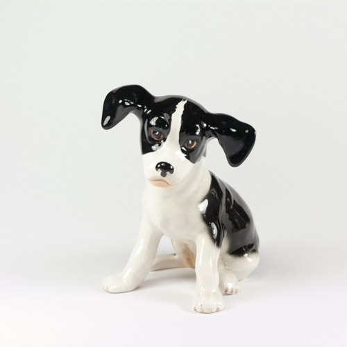 SylvaC 2974 Vintage Black and White Spaniel Puppy